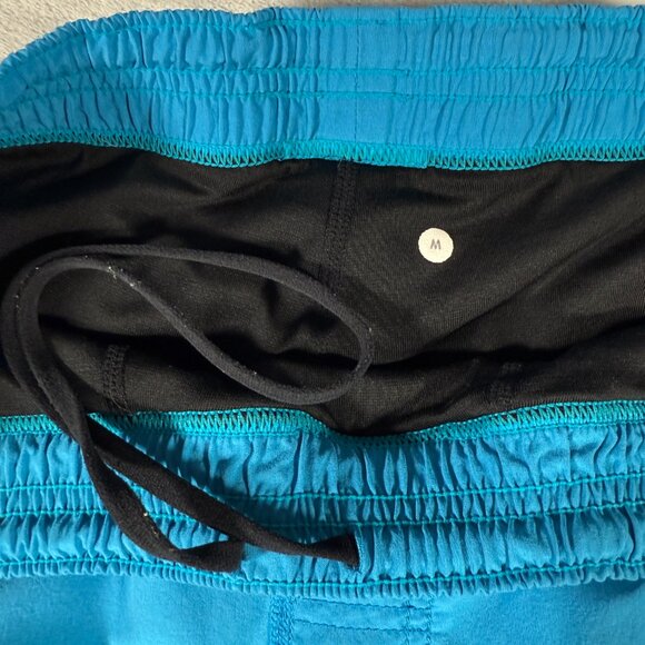Lululemon Shorts Men Size M Blue Lined 9" Inseam Running Gym Pace Breaker EUC - Picture 7 of 10